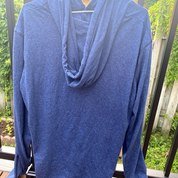 Navy blue pull over with hood - Picture 2 of 2